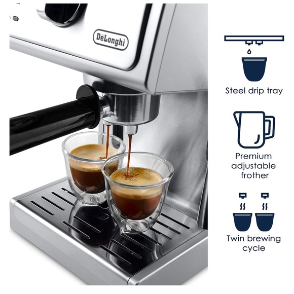 De'Longhi 15 Bar Pump Espresso and Cappuccino Machine with Premium Adjustable Fr - Picture 8 of 8